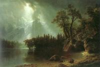 Bierstadt, Albert - Passing Storm over the Sierra Nevada